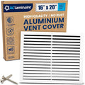 16x20 Inch Air Return Vent Cover Decorative – Premium Aluminum AC Vent Cover by LAMINAIRE