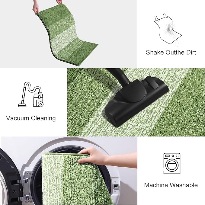 Smiry Dog Door Mat for Muddy Paws, Absorbs Moisture and Dirt, Low-Profile - Image 6