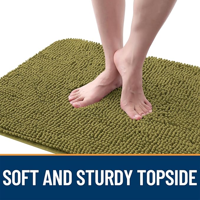 OLANLY Dog Door Mat for Muddy Paws 47x32, Absorbs Moisture and Dirt, Absorbent - Image 4
