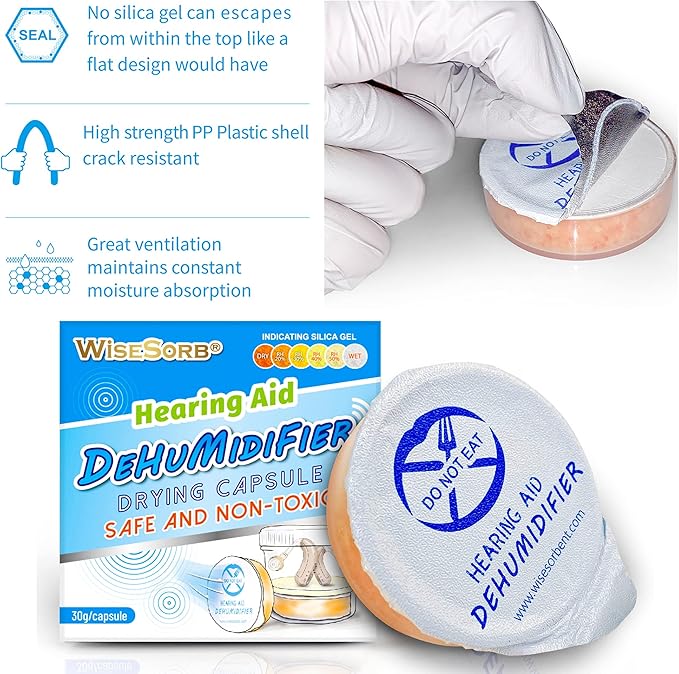 2 Pieces Hearing Aid Dryer, Hearing Aid Dryer Capsules Bricks, Hearing Aid - Image 4