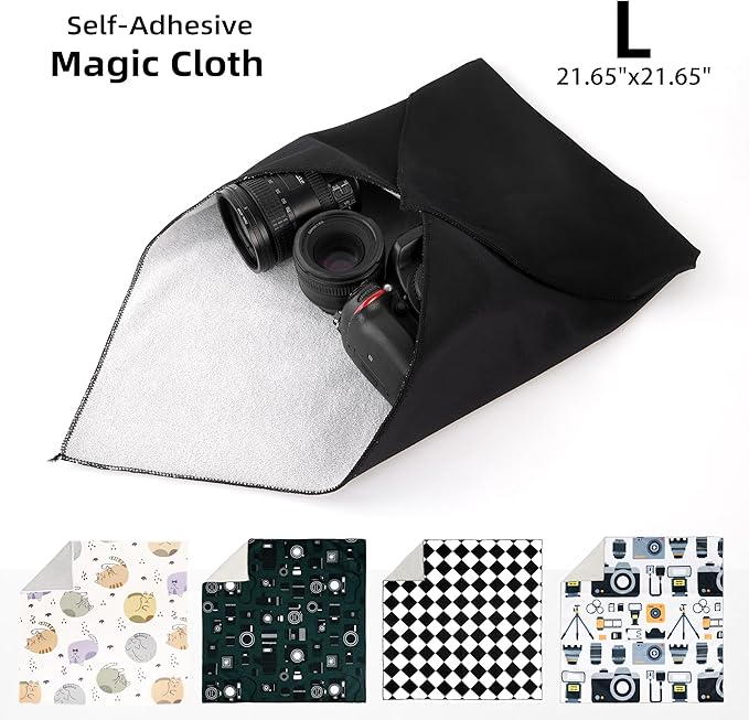 Camera wrap, Protective Wrap, Magic Self-Adhesive Cloth, 21.65"x21.65" - Image 2