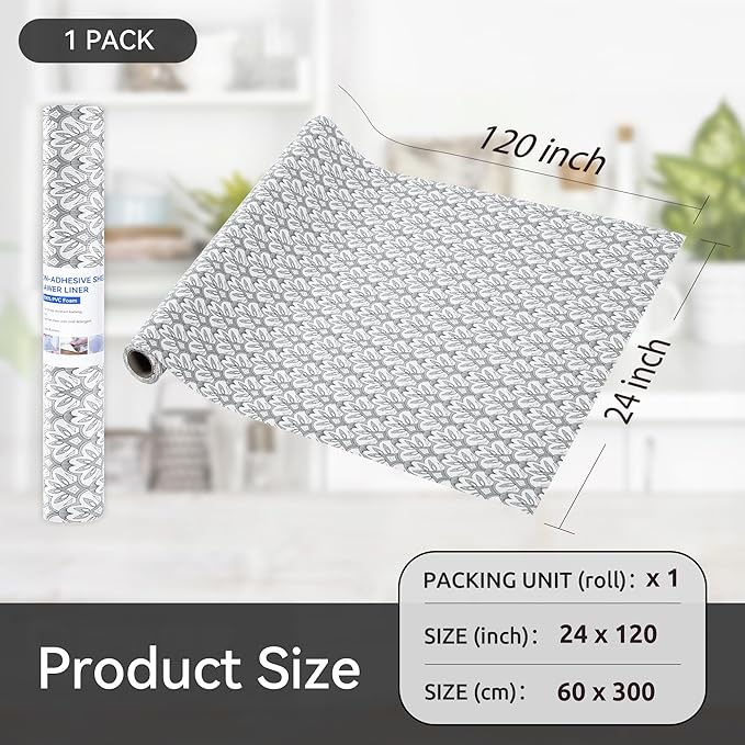 FIFTY FEET 24"x120" Non-Adhesive Shelf Liner - Image 5