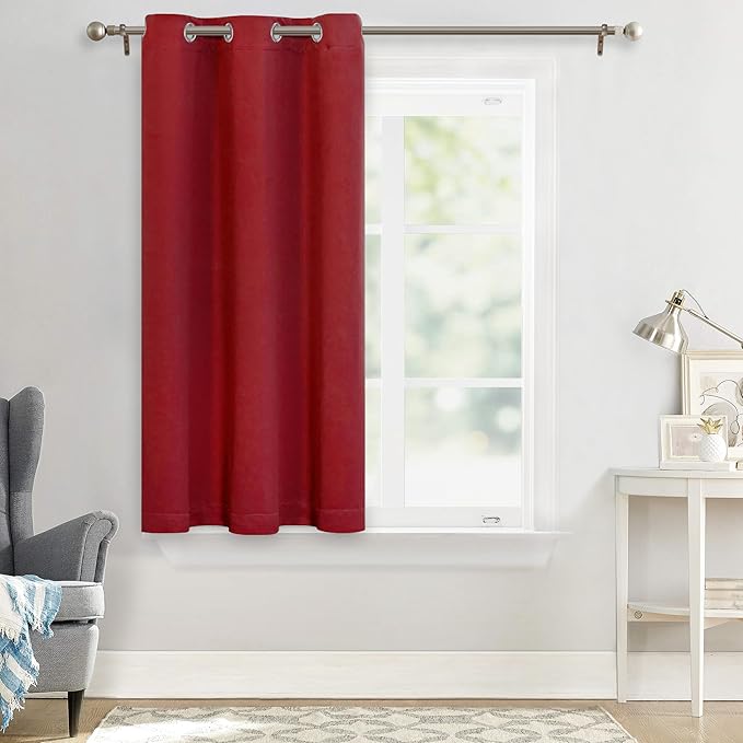 MYSKY HOME Red Blackout Curtains - Image 7