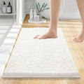 Smiry Luxury Chenille Bathroom Rugs 24x16, Extra Soft and Absorbent Shaggy Bath by Smiry