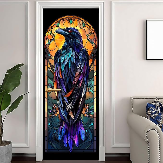 3D Door Stickers, Peel and Stick Vinyl Wallpaper, Self-Adhesive Mural Door Cover - Image 2