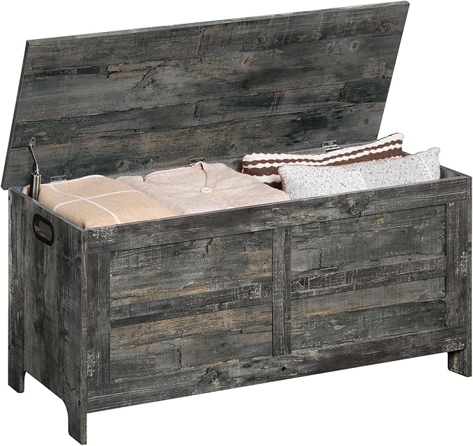 Storage Chest, 39.4” Large Toy Chest, Entryway Storage Trunk, Storage Bench - Image 4