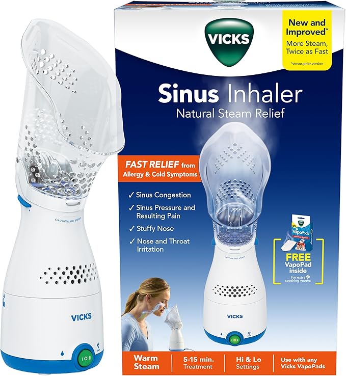 Vicks Sinus Inhaler, New & Improved Non-Medicated Steam Inhaler by VicksDevices