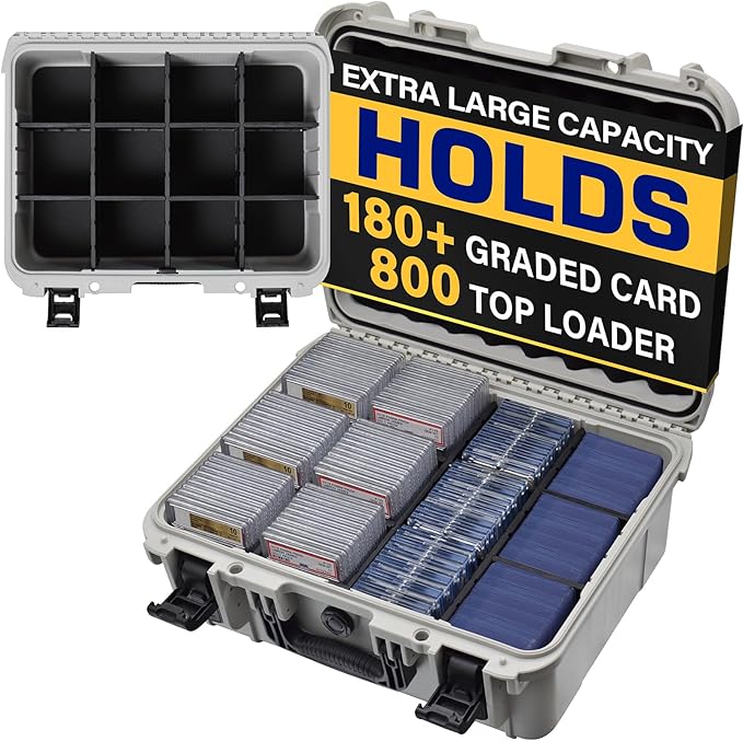 Graded & Trading Card Storage Box – XL Baseball Card Case by Unknown