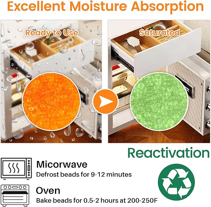 Silica Gel Desiccant Beads – Reusable Desiccant Bulk 3mm Beads - Image 4