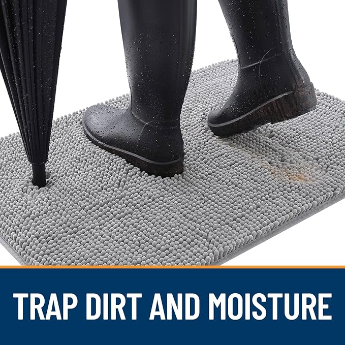 OLANLY Dog Door Mat for Muddy Paws 70x24, Absorbs Moisture and Dirt, Absorbent - Image 2