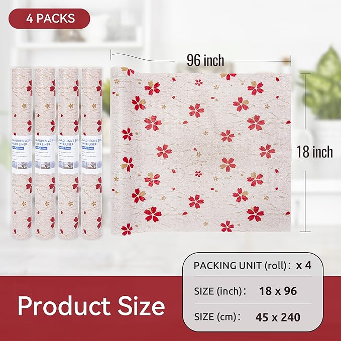 FIFTY FEET 18"x96" Non-Adhesive Shelf Liner - Image 5