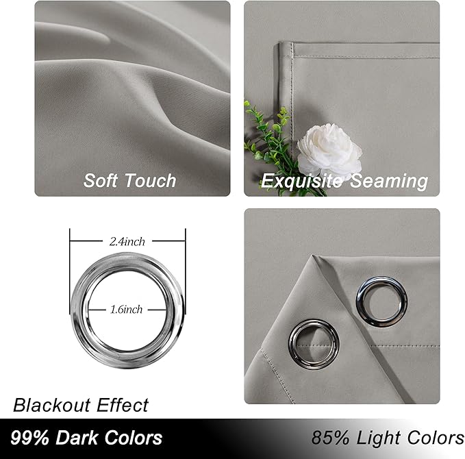 Hiasan Sliding Glass Door Blackout Curtains - Image 2