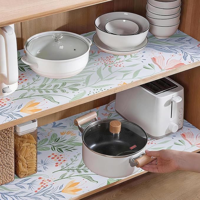 Drawer and Shelf Liner, Non-Slip Kitchen Cabinet Liners Non-Adhesive Thick - Image 9