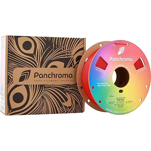 Panchroma PLA Wine Red 3D Printer Filament, 1kg Spool, High Speed Printing - Image 8
