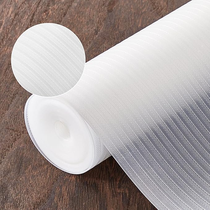17.5 Inches x 20 Ft Refrigerator Liners Shelf Liner, Fridge Liners Non Slip by McrbeayShelfLiner