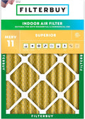 Filterbuy 20x24x4 Air Filter MERV 11 Superior Pet & Allergy Defense, by Filterbuy