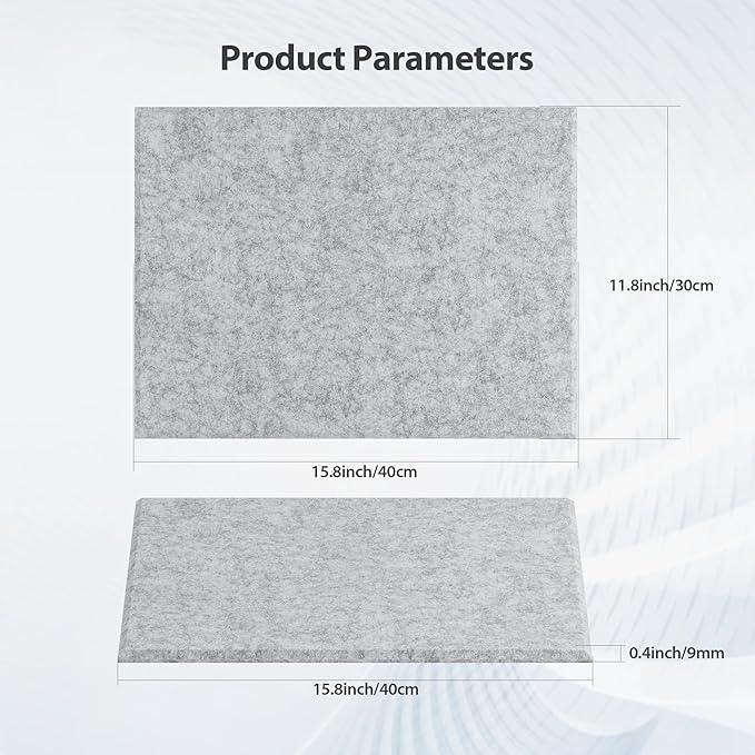 12 Pack Acoustic Panels Self Adhesive Sound Proof Foam, High Density Sound - Image 6