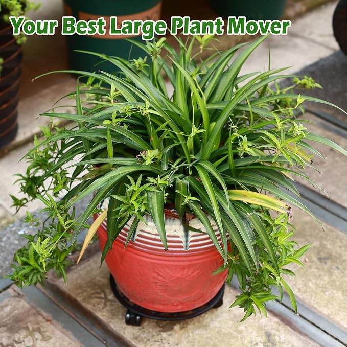 3 Packs 11 Inch Rolling Plant Stand - Image 5