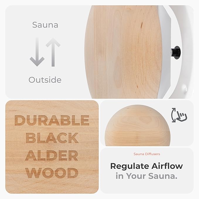 Ø4 Inch Round Sauna Vent Air Diffuser - Image 3