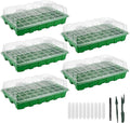 Gardzen 5 Pack BPA Free Seed Starter Tray Kit, 40 Cell Reusable Seedling Trays by Gardzen