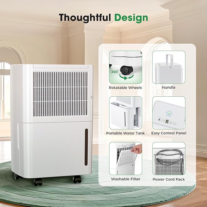 2, 500 Sq.Ft Dehumidifier for Basement - Image 9