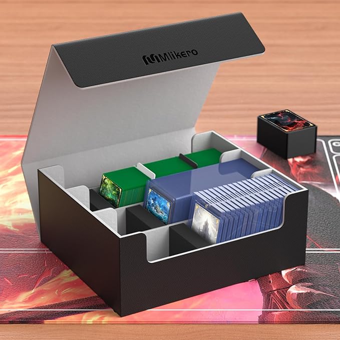 Mlikero Card Deck Case for Trading Cards 1800+, Trading Card Storage Box Fits - Image 7