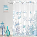 Long No Hook Shower Curtain by TWLSNCD