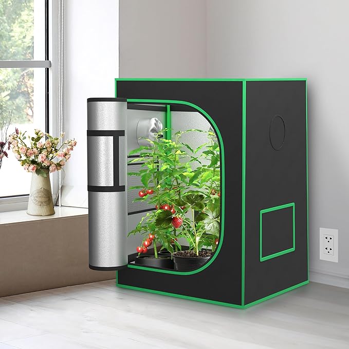 JungleA 2x2 Small Grow Tent, High Reflective Mylar Hydroponic Growing System - Image 2