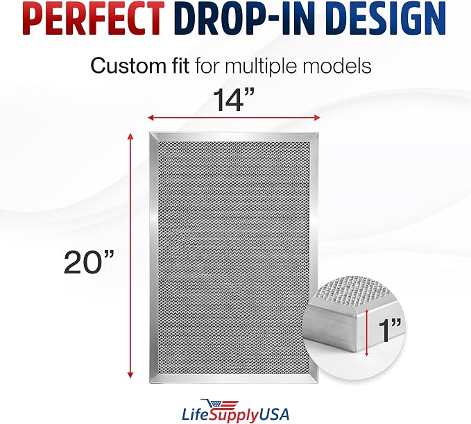 14x20x1 Electrostatic Air Filter, MERV 8, Reusable Furnace AC/HVAC Filter - Image 6