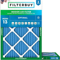 Filterbuy 24x28x1 Air Filter MERV 13 Optimal Smoke & Allergy Defense, by Filterbuy