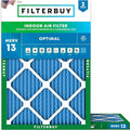 Filterbuy 19.5x24.5x1 Air Filter MERV 13 Optimal Smoke & Allergy Defense by Filterbuy