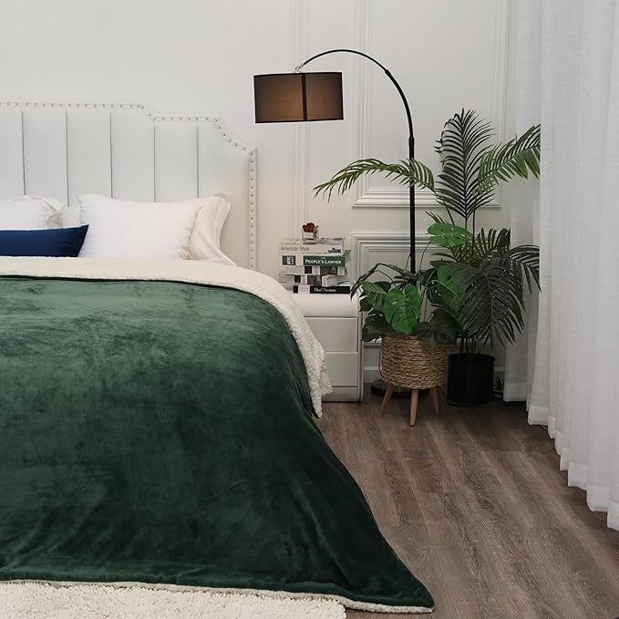 Waterproof Queen Size Blanket for Bed 60''x80'', 3 Layer Lightweight and Stain - Image 5
