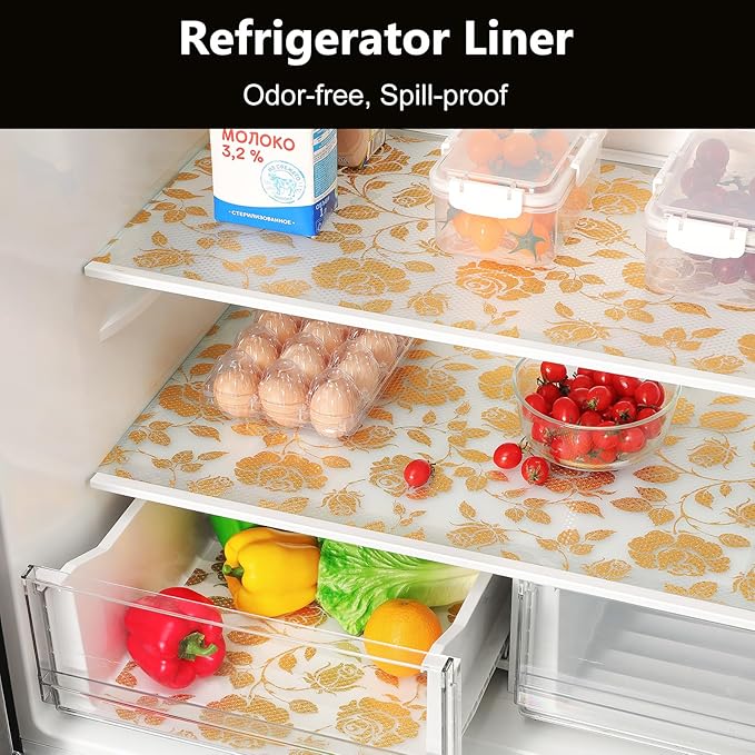 INNOLITES Shelf Liner for Cabinets, Non-Adhesive for Kitchen Drawer Liner - Image 5