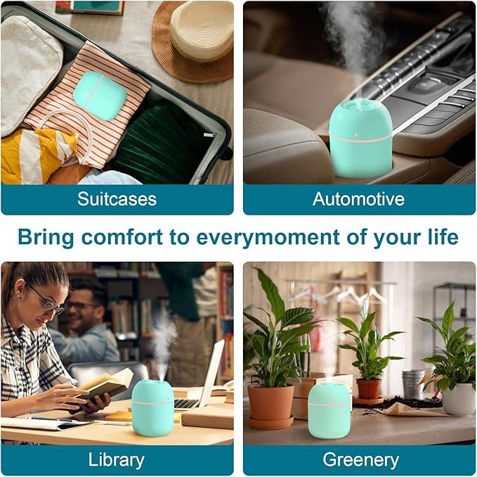 Portable Small Humidifier, USB Personal Desktop Humidifier - Image 7