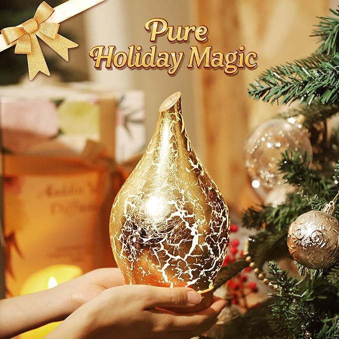 Porseme Essential Oil Diffuser Glass Aromatherapy Ultrasonic Humidifier - Image 6