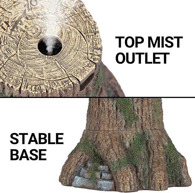 REPTIZOO Reptile Humidifier Fogger, Tree Trunk Humidifier - Image 5