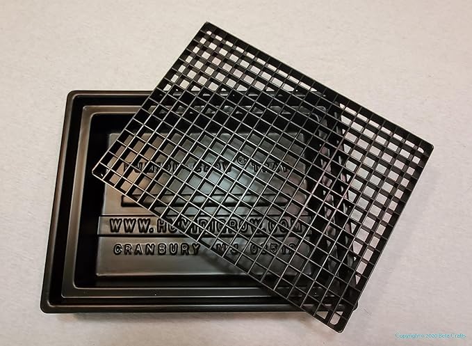 HT-101 Humidity Tray Black 10.5" x 13.5" x 2.25" - Image 2