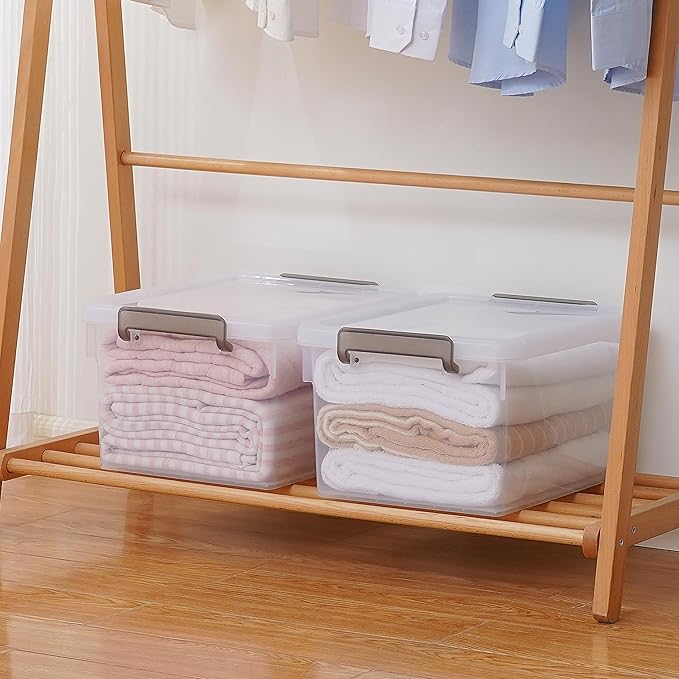 Citylife 22.2 Qt. Plastic Storage Bins - Image 7