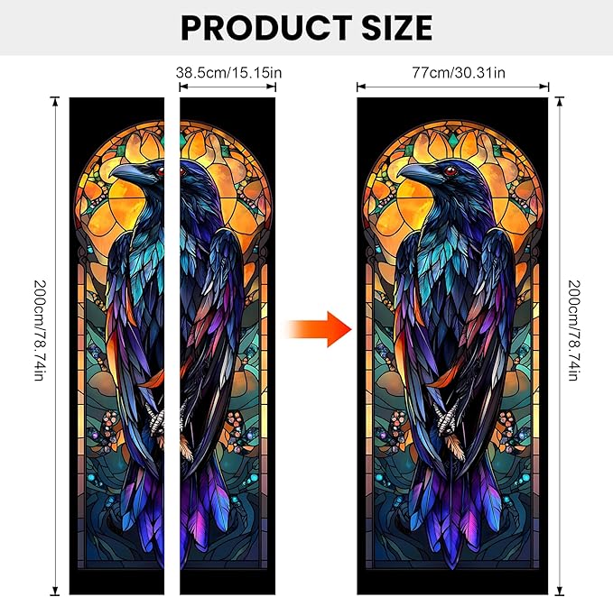 3D Door Stickers, Peel and Stick Vinyl Wallpaper, Self-Adhesive Mural Door Cover - Image 3