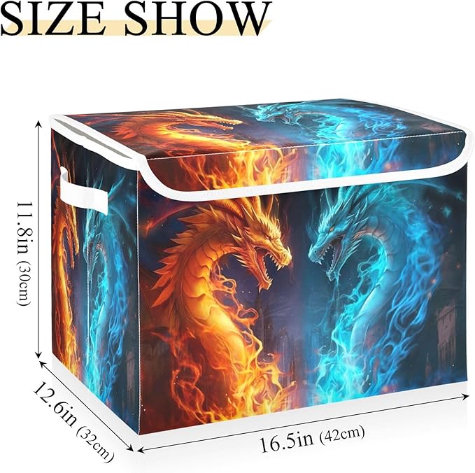 xigua Fire and Ice Dragon Storage Bins - Image 3