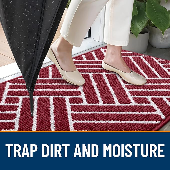 OLANLY Indoor Door Mat, 48x32 Inch, Dirt Resistant and Absorbent, Non-Slip - Image 2