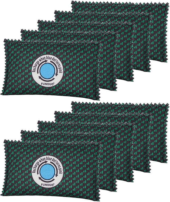 100g Rechargeable Desiccant Pack of 10, Moisture absorbers by FUNOUOBuyNow