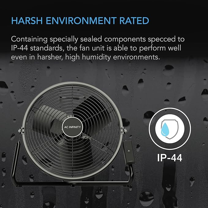 AC Infinity CLOUDLIFT S14, Industrial Wall Fan 14” - Image 5