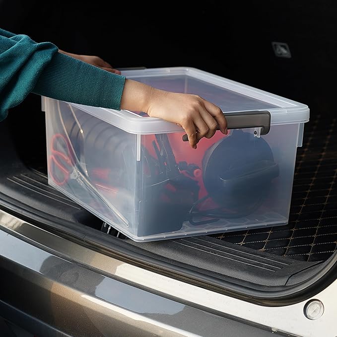 Citylife 33 Qt. Plastic Storage Bins - Image 9