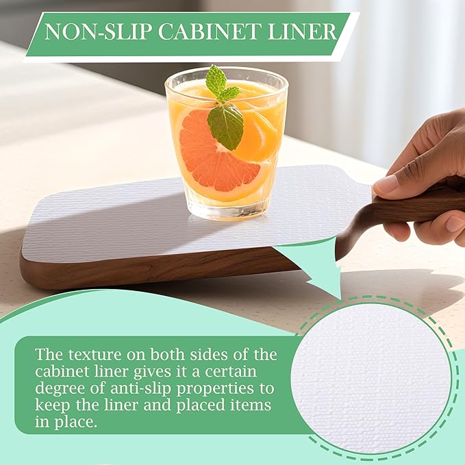 Cabinet Shelf Liners 24 Inch Wide X 20 Ft Non-Slip Drawer Mat - Image 2
