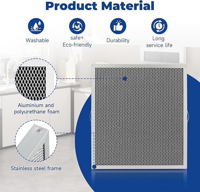 2-Packs 5881 Washable MERV 8 Dehumidifier Filter 12x14x1 Compatible - Image 5