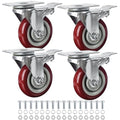 Finnhomy 4 Inch Caster Wheels Set of 4 by Finnhomy