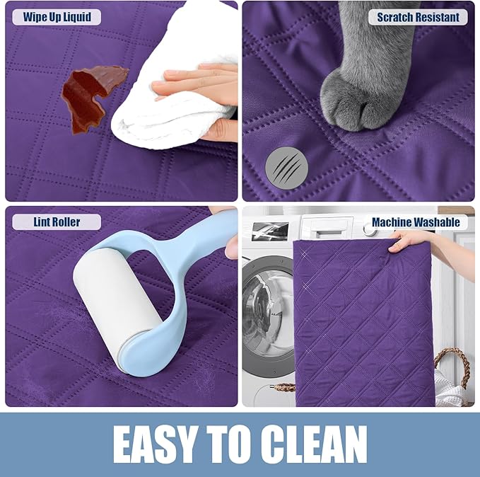 Smiry Waterproof Dog Bed Cover Pet Blanket, Soft Washable Dog Blanket - Image 5