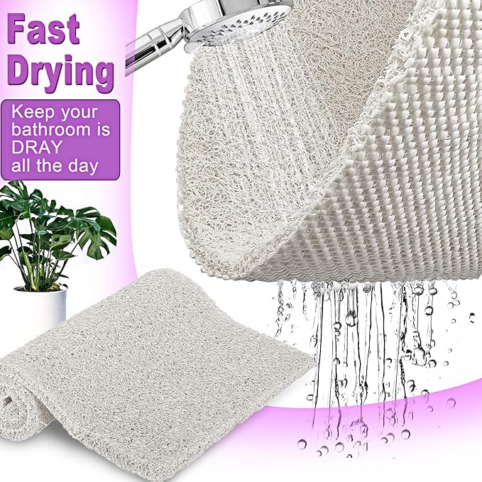 Shower Mats Non Slip, 16x36'' Long Bathtub Mat Non-Slip - Image 4