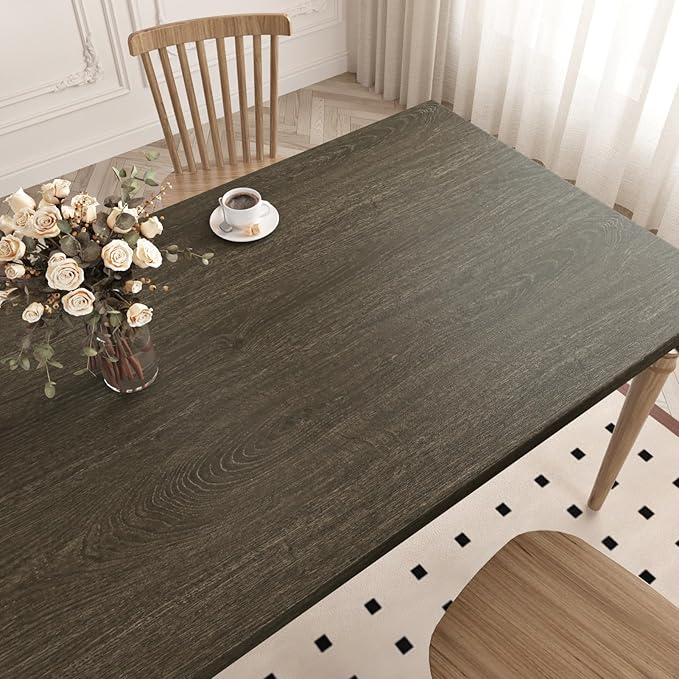 WESTICK Brown Wood Contact Paper Peel and Stick Countertops Waterproof Walnut - Image 2